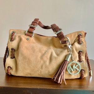 Michael by MK Suede Shoulder Bag